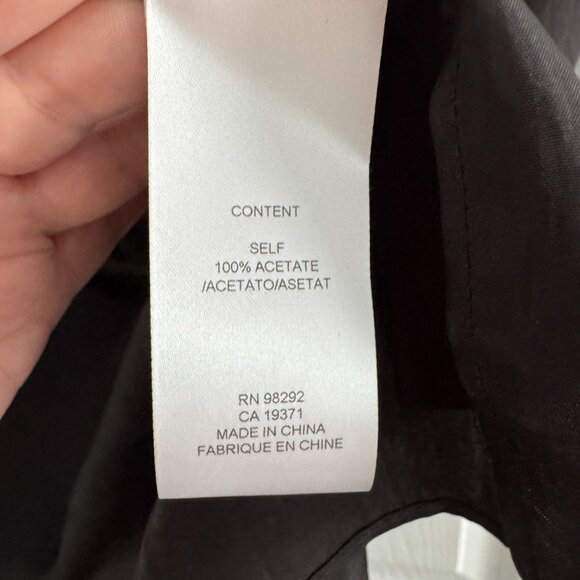 Tibi Slip Skirt in Black, size XL - Picture 7 of 10